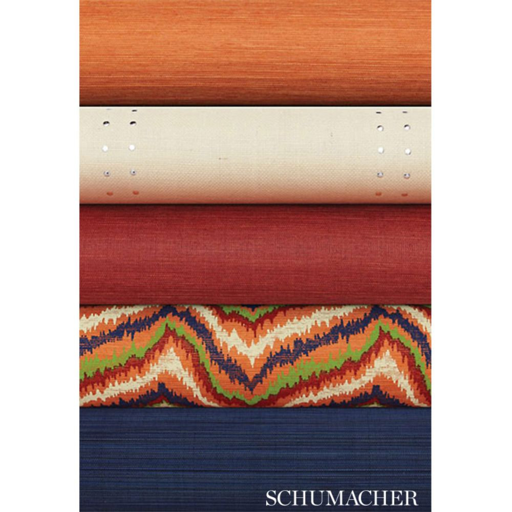 Haruki Sisal Wallpaper Roll, Mandarin