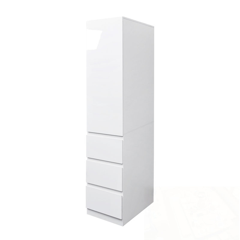 Armoire de rangement pour garde-manger avec portes, tablettes et tiroirs