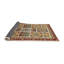 Tapis décoratif multicolore à motif abstrait-100465100