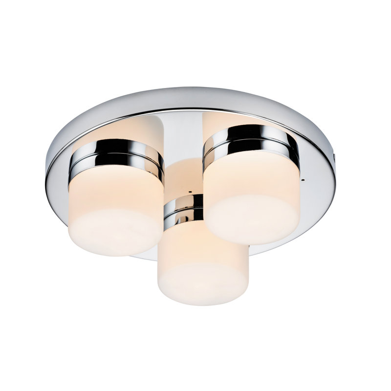 Stokely Glass Flush Mount