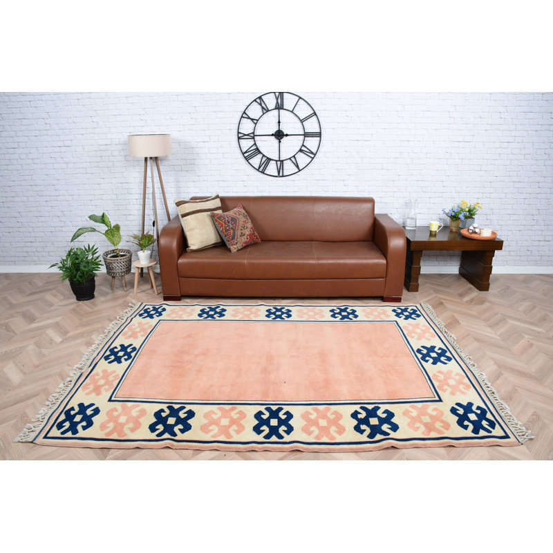 Tapis turc fait à la main de style rétro pour le salon