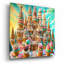 «Ice Cream Castle» par Rey Klimt, art mural en verre acrylique-1077324901