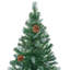 Arbre de Noël vidaXL vert avec extrémités blanches en plastique et en métal grand-1669352146
