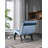 Comfortable Velvet Armless Accent Chair For Various Rooms, Enhancing Décor-2122296148