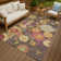 Machine Washable Indoor/Outdoor Matteson ACN2293 Floral Rug
