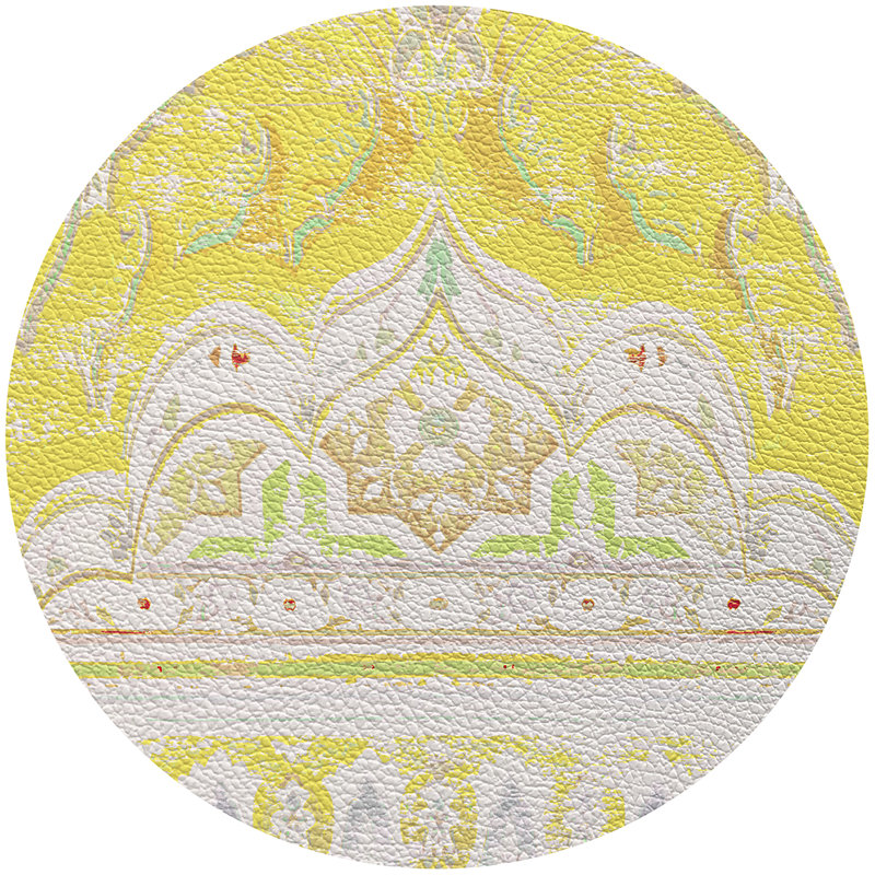 Napperon Jaipur, Jaune