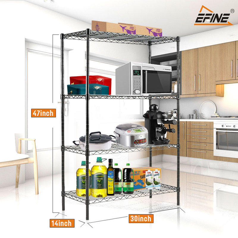Shelving Unit, 47" H x 30" W x 14" D