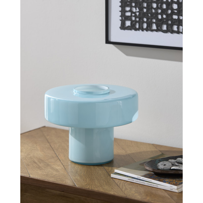 Rainville Table Lamp, Aqua