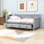 Lit de jour simple avec structure en forme de X et tiroirs de rangement-1879228366