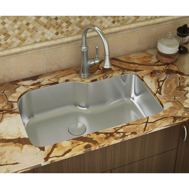  Undermount Single Bowl Stainless Steel Kitchen Sink