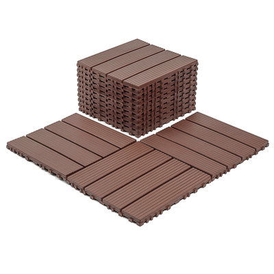 Plastic Interlocking Decking Tiles