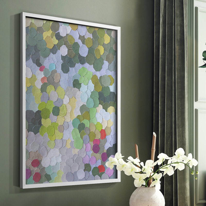 Huntington Gardens, reproduction encadrée - bois massif, Blanc, H 10 po x l 8 po