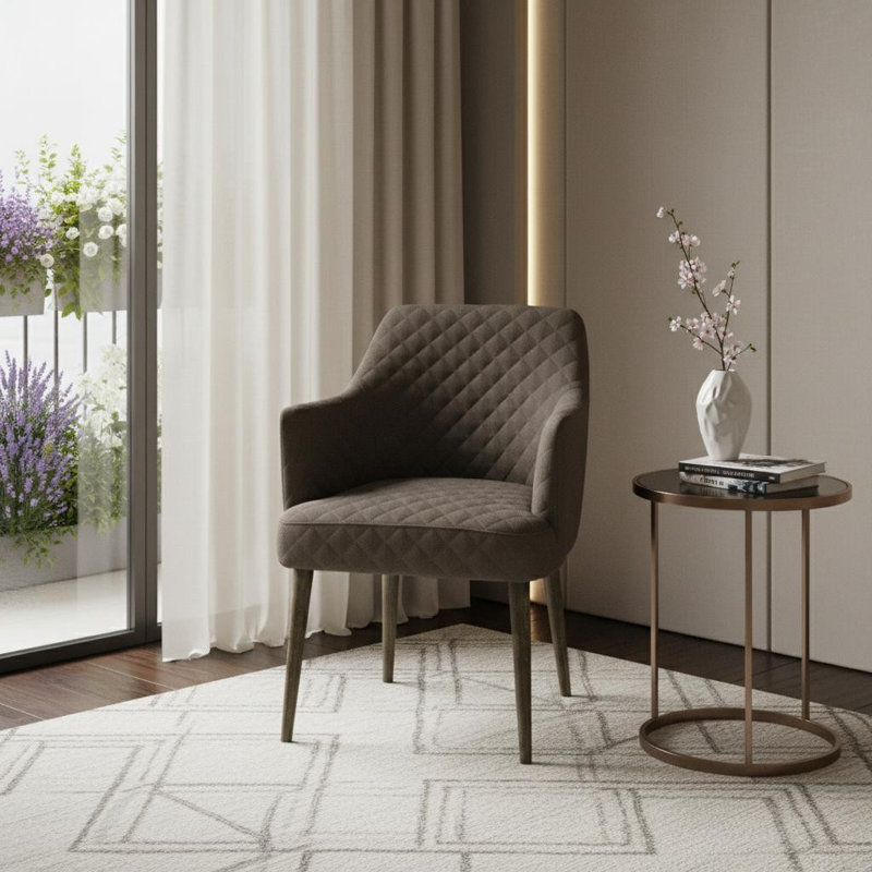 Fauteuil en polyester Kiwako