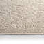 Pranhita APS04 Tapis ivoire damas noué à la main (échantillon de 18 pouces)