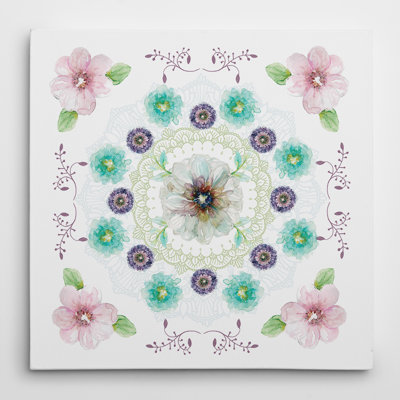 Art floral sur toile Kaléidoscope II