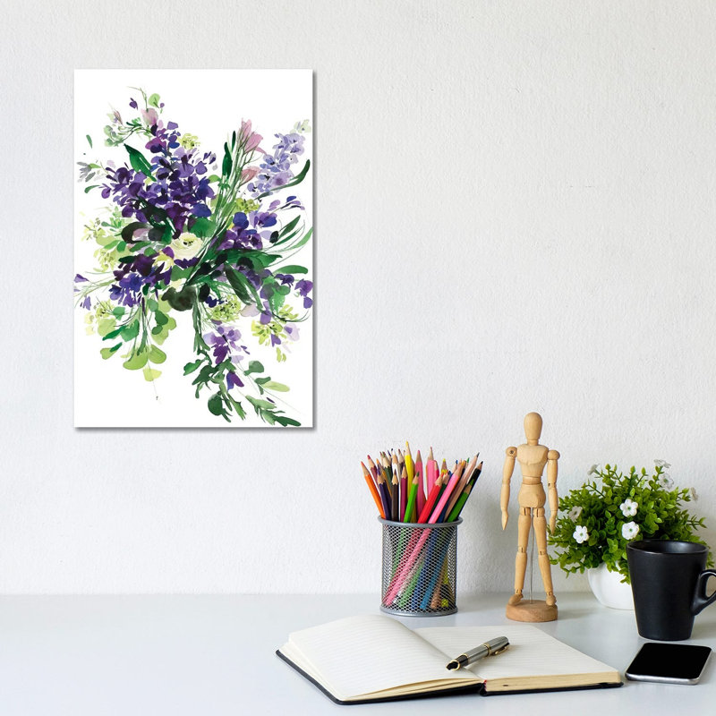 Morado by Gosia Gregorczyk - Wrapped Canvas Painting, 20.32 cm H x 30.48 cm W