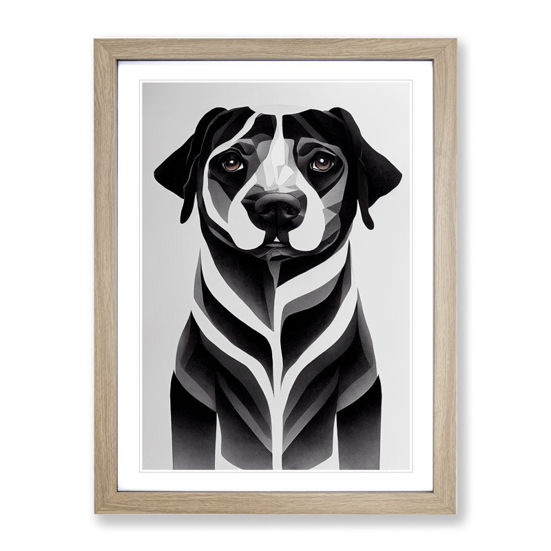 Special Dog - Single Picture Frame Print, 34cm H x 25cm W x 2cm D, Oak Framed