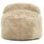 Fauteuil à billes convertible en mousse à mémoire de forme, canapé 2 en 1, beige