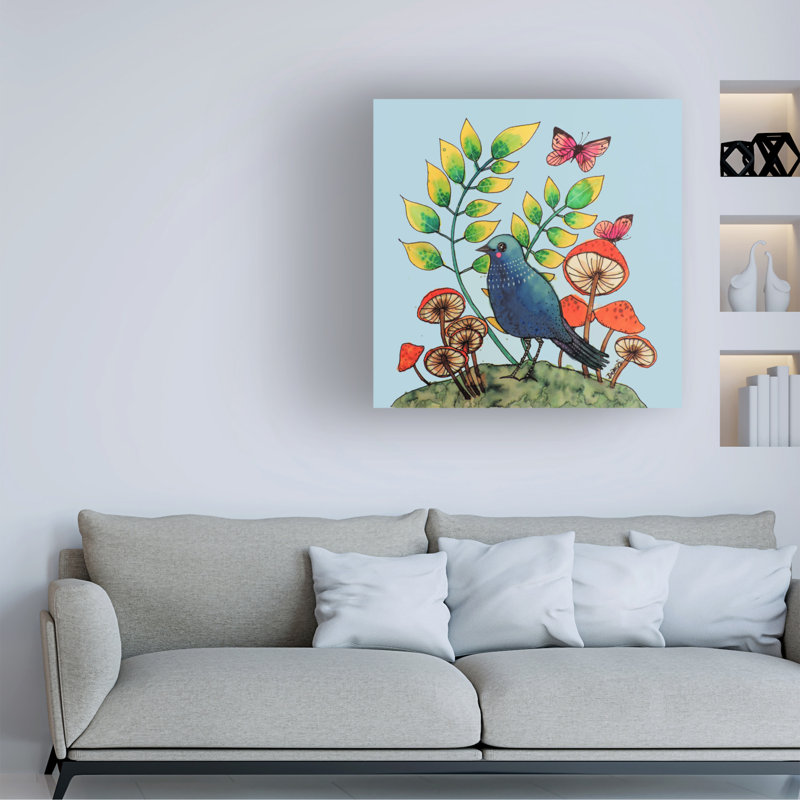 Art sur toile "Découvertes" Sylvie Demers, H 18 po x l 18 po x P 2 po