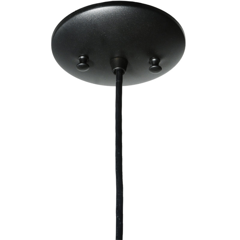 Luminaire suspendu conique 1 lumière, H 29,25 po x l 5,25 po x P 5,25 po