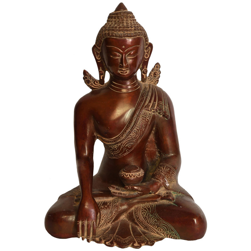 Figurine solennelle Shakyamuni le Momentous Bhumisparsha Mudra