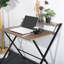 Alasdair Foldable Steel Writing Desk Computer Desk
