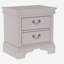 Table de chevet classique en bois blanc-1868698895