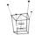 76" Square Kitzi Tapered Pendant