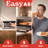 Gourmia Digital Air Fryer Oven With Convection Mode, 12 Presets, Fits 9” Pizza, Black-121850028