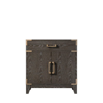Meuble-lavabo simple en chêne brun 30 po X P 22 po D