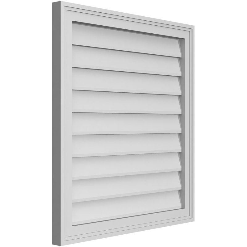 Cadre en brique, brun clair apprêté, H 28 po x l 26 po x P 1,5 po