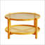 Table basse en rotin