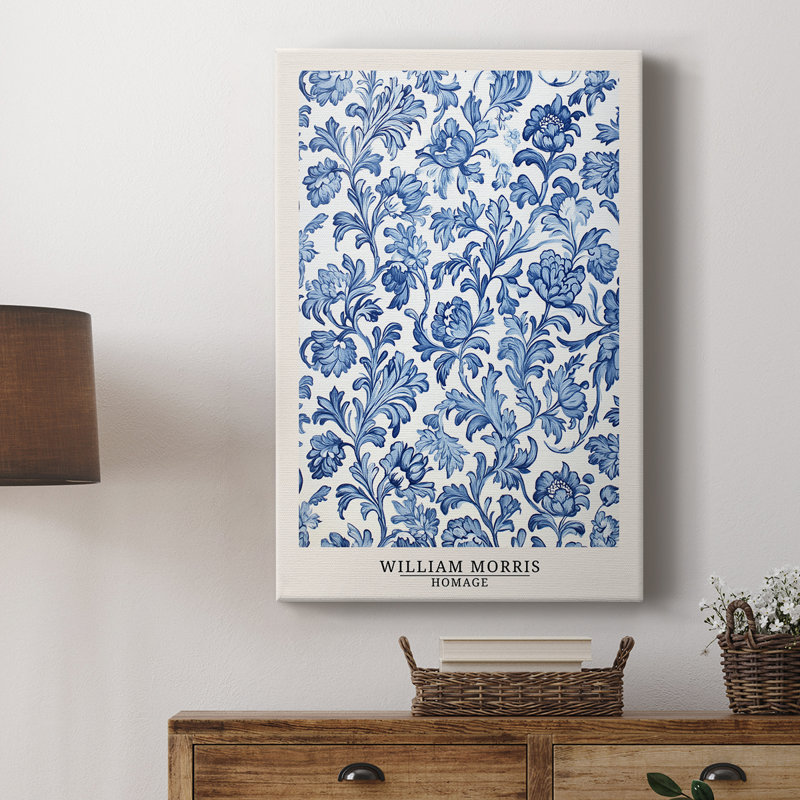 Wm Morris Series DCII - Cavas enveloppés de galerie, H 18 po x l 12 po