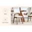 Chaises de salle à manger en bois massif, en polyuréthane blanc doux-1132315001