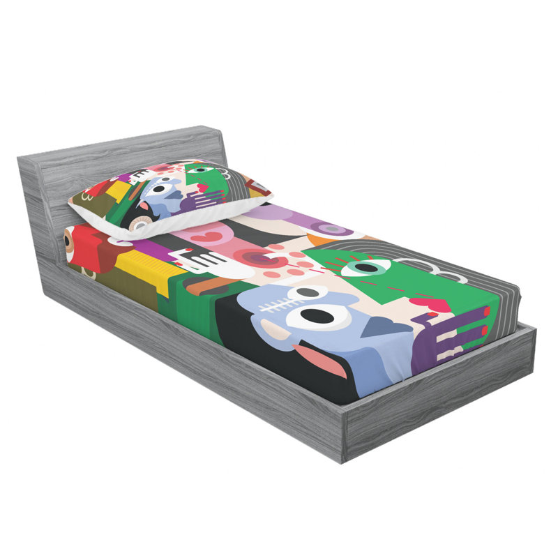 Microfiber Sheet Set, Twin XL Sheet Set with Fitted Sheet