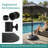 Outdoor 55-pound Round Black Umbrella Base