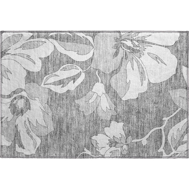 Premium Machine Washable Prisco Gray Rug
