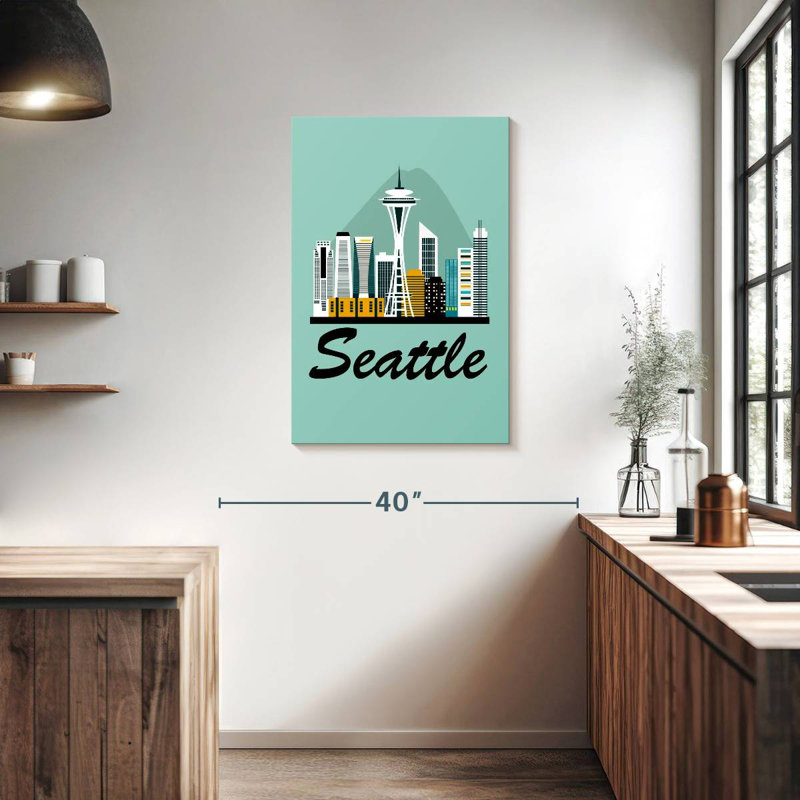 Seattle City Travel, H 36 po x l 24 po