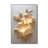 Modern Minimalist Golden Flower Crystal Ceramic Mural