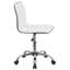 Low Back Designer Armless Ribbed Swivel Task Office Chair-202875020
