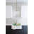 Baldwyn 1-Light Dimmable Hammered Glass Shade Single Bell Pendant-868235575
