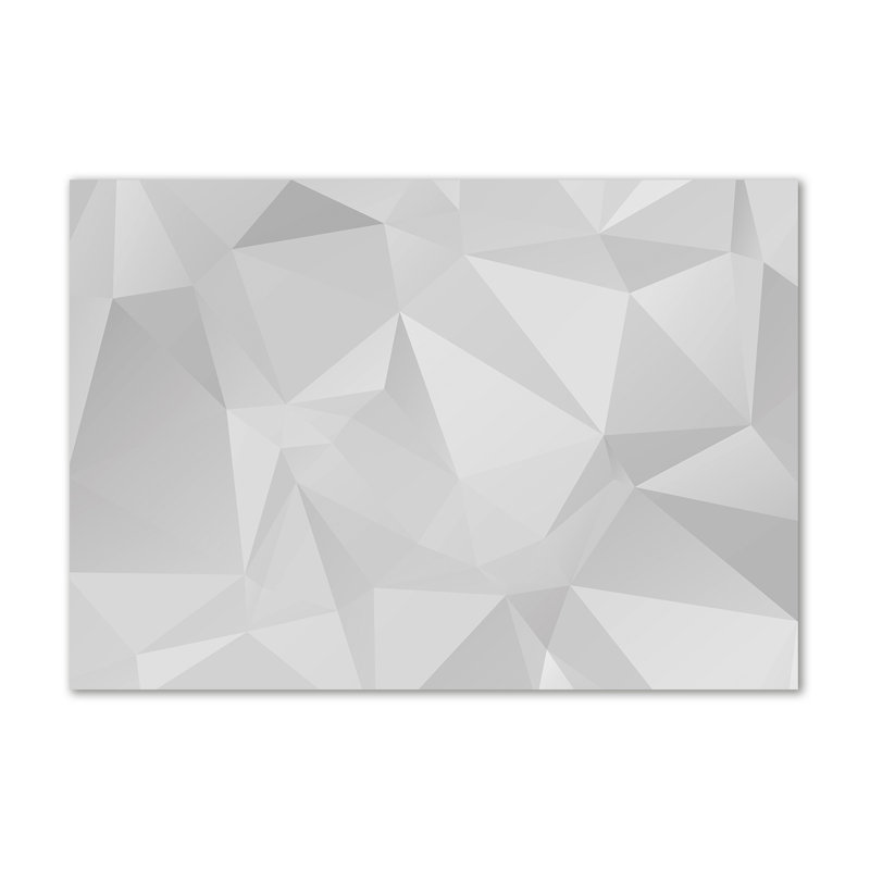 Abstraction Triangles - No Frame Print on Canvas