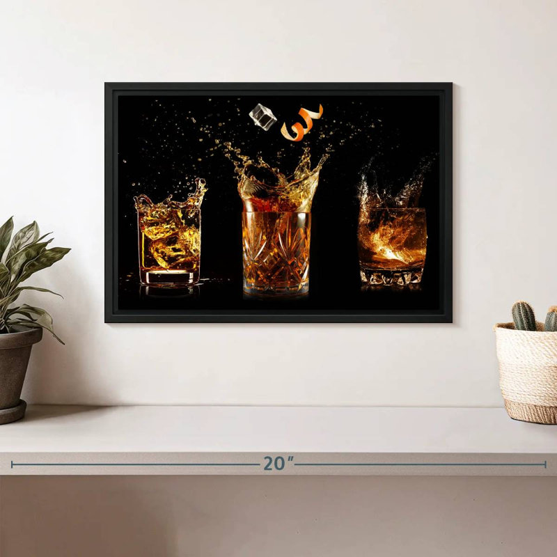 Verre à whisky Yarlin, H 9 po x l 13 po