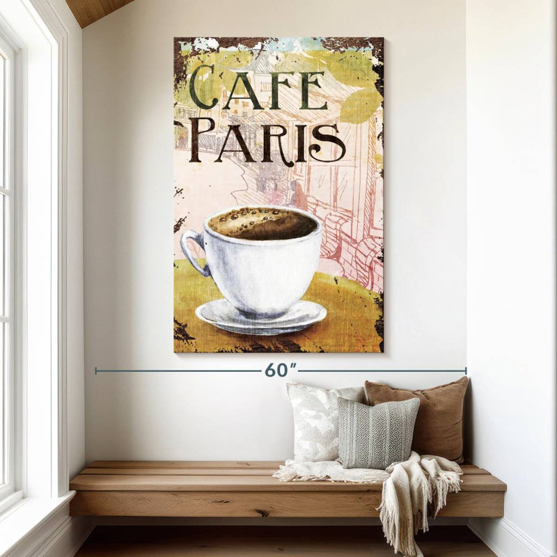 Yarlin Parisian Coffee, 51" H x 34" W