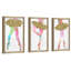 3 danseurs par Jodi - 3 pièces encadrées-829410711