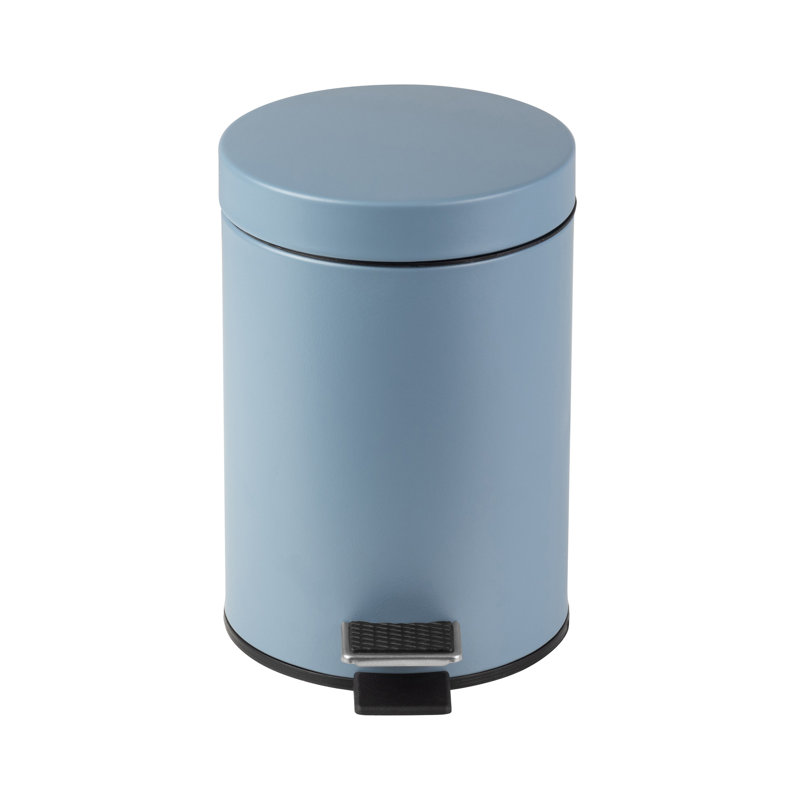 Quiles Metal Open Waste Bin - 3L, Blue