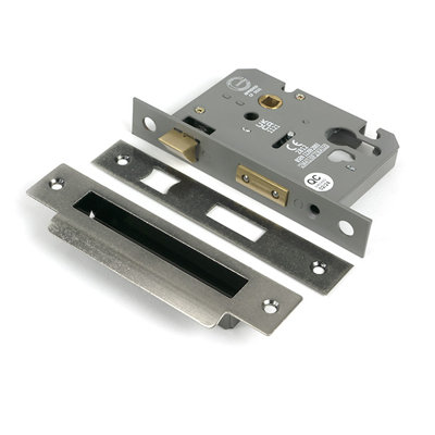 Polished Bronze 3" Euro Profile Sash Lock