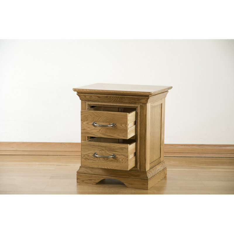 50cm W Solid Wood Bedside Table
