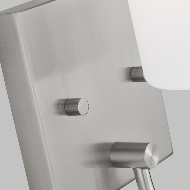 One Light Wall / Bath Sconce, Brushed Nickel