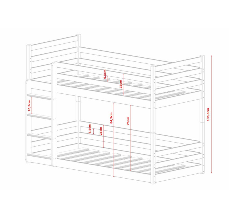 Single (3') Bunk Bed